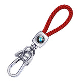 BMW Braided Rope Car Keychain Keyring Pendant