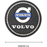 2PCS Volvo Diamond Car Water Coaster Cup Mat