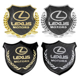 Lexus Metal Carbon Fiber Car Rear Sticker Shield Trunk Emblem Badge Decal