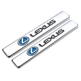 2pcs Lexus Logo Car Fender Side Emblem Badge Sticker