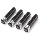 4pcs/set MINI Cooper Logo Carbon Fiber Car Door Bolt Lock Pins Gate Lock Screws