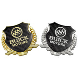 Buick Metal Carbon Fiber Car Rear Sticker Shield Trunk Emblem Badge Decal