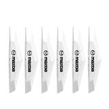 6pcs Mazda TPU Car Door Anti-collision Protective Stickers Bumper Strip Decal