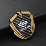 Nissan Shield Carbon Fiber Car Side Window Sticker Emblem Badge Decal