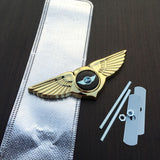 MINI Cooper Angle Wings Metal Car Front Center Sticker Grille Emblem