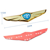 Toyota Metal Wings Car Front Hood Sticker Emblem Badge Decal