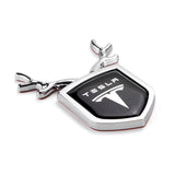 Tesla ABS Deer Car Rear Sticker Shield Trunk Emblem Badge Decal