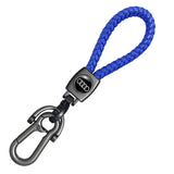 Audi Braided Rope Car Keychain Keyring Pendant
