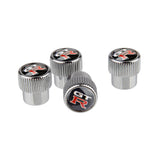 4pcs/set Nissan Nismo GTR Logo Car Air Valve Stem Caps Auto Tyre Valve Covers