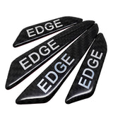 4pcs/set Ford EDGE Carbon Fiber Car Door Anti-Scratch Sticker Door Side Protection Bumper Strips
