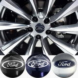 4pcs 60mm Ford Car Wheel Center Hub Cap Sticker Decal