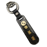 BMW M Power M Performance Carbon Fiber Car Logo Keychain Keyring