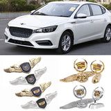 Cadillac Angle Wings Metal Car Front Hood Bonnet Sticker Emblem Badge