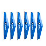 6pcs BMW M Power TPU Car Door Anti-collision Protective Stickers Bumper Strip Decal
