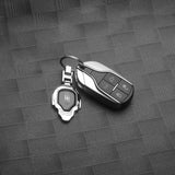 Lincoln Skull Metal Car Keychain Key Holder