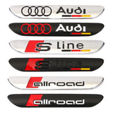 1PC Audi Allroad Sline Logo Metal Car Sticker Badge Decal