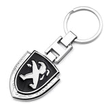 Peugeot Logo Shield-shaped Metal Car Keychain