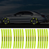 20pcs/set Honda Car Wheel Rim Warning Reflective Emblem Stickers