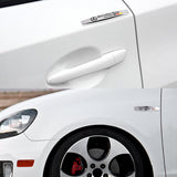 2pcs Mercedes Benz AMG Brabus Lorinser Elegance Avantgarde Logo Metal Car Fender Side Badge Decal Rear Emblem Sticker