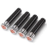4pcs/set Harley Logo Carbon Fiber Car Door Bolt Lock Pins Gate Lock Screws