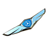 Mercedes Benz Logo Metal Wings Car Front Hood Bonnet Center Sticker Emblem
