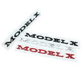 Tesla ModelX Letter ABS Car Rear Sticker Decal Emblem Badge