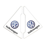 2PCS VW Car Door Corner Edge Cover Anti-Scratch Protective Sticker