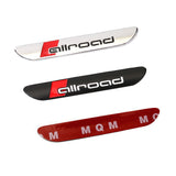 1PC Audi Allroad Sline Logo Metal Car Sticker Badge Decal