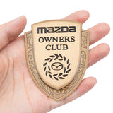 Mazda Metal Shield Car Rear Sticker Auto Window Emblem Badge Decal