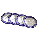 4pcs/set 56/75mm Mercedes Benz AMG Brabus Apple Tree Car Wheel Center Hub Cap Sticker Decal