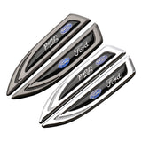 2pcs Ford Mustang Logo Metal Car Side Fender Emblem Sticker Decal