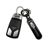 Ford EDGE Carbon Fiber Car Logo Keychain Keyring