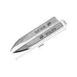 2pcs Volvo Logo Metal Car Side Fender Sticker Emblem Badge