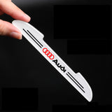 4pcs Audi Car Door Bumper Strip Anti-collision Protection Sticker