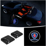 2pcs SAAB Wireless Car Welcome Door Laser Projection LED Light