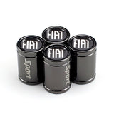 4pcs Fiat Logo Car Tire Valve Caps