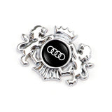 Audi Sline Double Lion Metal Car Rear Sticker Auto Window Emblem Badge Decal