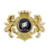 Buick Double Lion Metal Car Rear Sticker Auto Window Emblem Badge Decal
