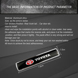 2pcs Toyota TRD Metal Car Sticker Emblem Badge Decal Decoration
