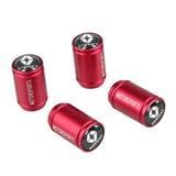 4pcs/set Renault Logo Matte Car Air Valve Stem Caps Auto Tyre Valve Covers