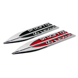 2pcs/set Lexus Metal Car Fender Side Sticker Emblem Badge Decal