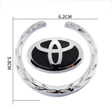 Toyota Metal Car Rear Sticker Auto Window Emblem Badge Decal
