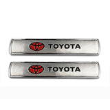 2pcs Toyota TRD Metal Car Sticker Emblem Badge Decal Decoration