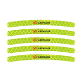 20pcs/set Lexus Car Wheel Rim Warning Reflective Emblem Stickers