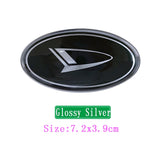 Daihatsu Elliptical Metal Car Window Sticker Emblem Badge Decal