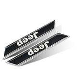 2pcs Jeep Logo Car Fender Side Sticker Decal Emblem Badge