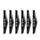 6pcs KIA TPU Car Door Anti-collision Protective Stickers Bumper Strip Decal