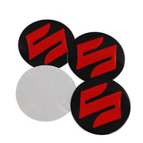 4pcs/set 56mm Suzuki Car Wheel Center Hub Sticker Decal