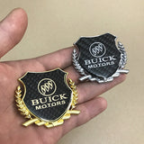 Buick Metal Carbon Fiber Car Rear Sticker Shield Trunk Emblem Badge Decal