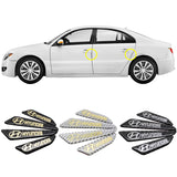 4pcs/set Hyundai Carbon Fiber Car Door Anti-Scratch Sticker Door Side Protection Bumper Strips